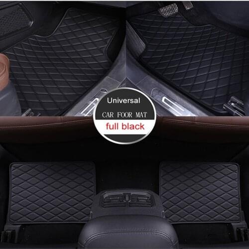 Leather General Car Floor Mats for Smart fortwo forfour auto styling accessories auto floor mat