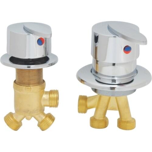 Jacuzzi Bathtub Faucet For Baby Pet Waterfall Tap Brass Shower Mixer Control Cold&Hot Water Switch Valve Bathroom Spilt 2 Way