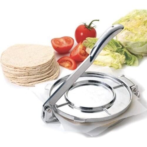 Multi-function Manual Tortilla Cake Press Aluminum Foldable Home Kitchen Flour Corn Baking Press Diy Pie Tool