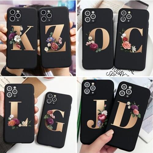Fashion Letter Flower Soft TPU Phone Case For Samsung Galaxy A32 A52 A72 S21 S20 Plus Ultra Case Cover Capa Funda