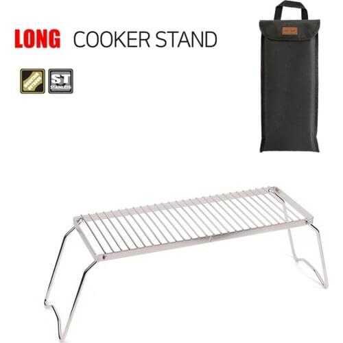 Outdoor PortableTourism Camping Suppliescamping Equipment Foldable Stove Stand Rack Camping Pot Gas Stoves Burner Bracket