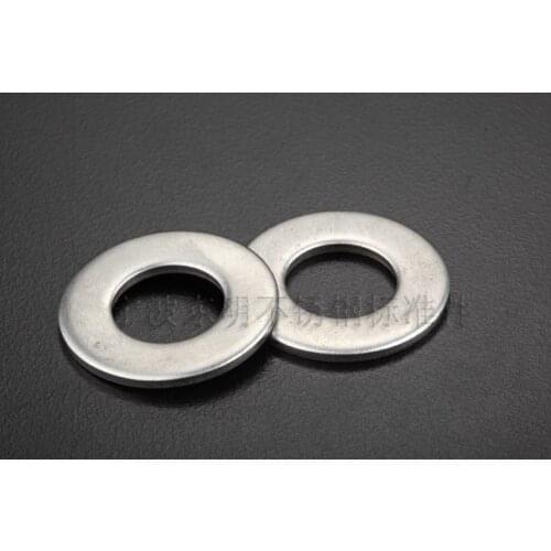 500pcs/lot DIN125 ISO7089 M1.6 M2 M2.5 M3 M3.5 M4 M5 M6 304 Stainless steel flat washer plain washers