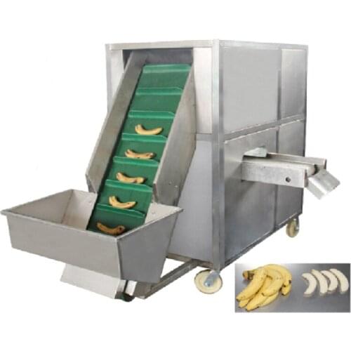Industrial Ripe Banana Skin Peeler Stainless Steel Banana Peeling Sheller Machine
