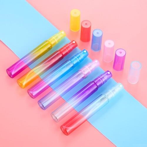 6pcs/lot 8ml Mini Refillable Portable Sample Perfume Glass Travel Empty Spray Atomizer Bottles Cosmetic Packaging Container