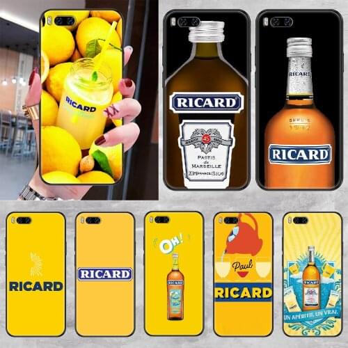Ricards beer wine Phone case For Xiaomi Mi Max Note 3 A2 A3 8 9 9T 10 Lite Pro Ultra black silicone cell cover tpu coque
