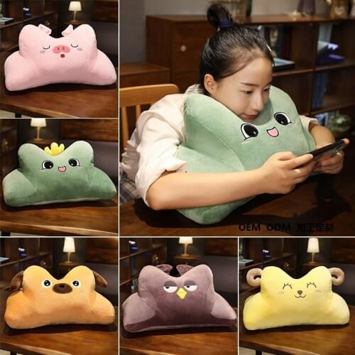 Cute Cartoon Nap Pillow Office Lunch Break Artifact Soft Skin-friendly Lying Pillow Car Seat Waist Pillow Child Student Pillow