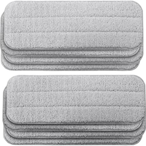 8 PCS Replace Mop Cloth Rags for Xiaomi Mijia Deerma Water Spray Mop 360 Rotating Cleaning Cloth Head Wooden Carbon Fibe