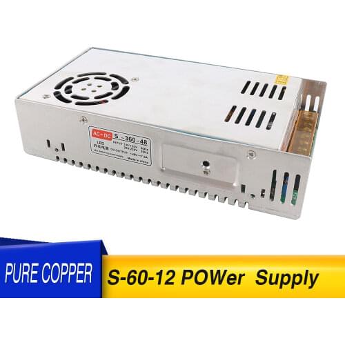 24V5A120W 12V5A60W AC/DC universal Switching power supply for stepper motor nema17 neam23/ CNC / LED/monitoring/3D printer