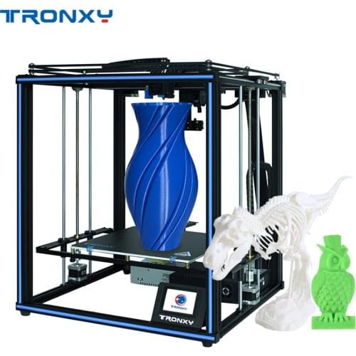 Tronxy 2020 Newest X5SA Pro OSG Double Axis External Guide Rail 3D Printer Desktop DIY Kits Extruder Printing TPU Filament
