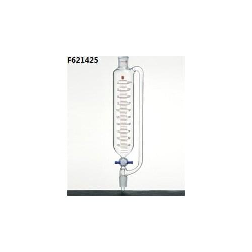 F621425 Funnel, Pressure Equalizing, Capacity:25ml, Joints:14/20, PTFE Stopcock bore:2mm