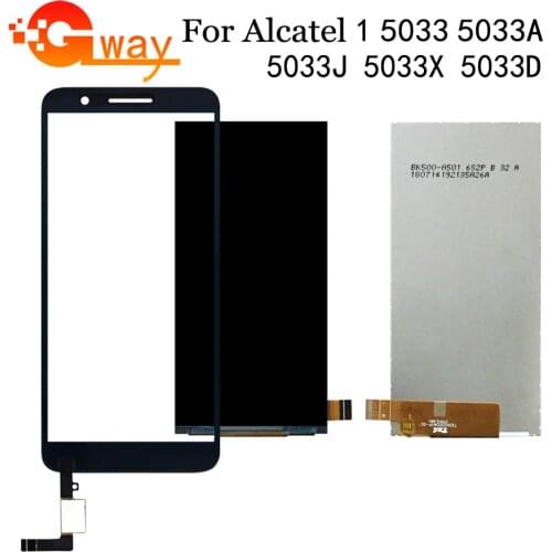 5.0” For Alcatel 1 5033 OT5033 5033A 5033J 5033X 5033D 5033T LCD Display+Touch Screen Digitizer For Telstra Essential Plus 2018