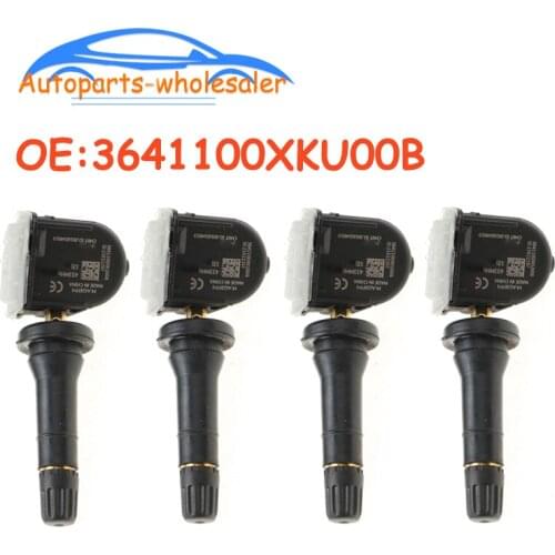 4 pcs/lot New 433MHZ 3641100XKU00B For HavalH7/HavalH7L/HavalH8/H6 Coupe TPMS Tire Pressure Sensor Monitor Car Auto Parts
