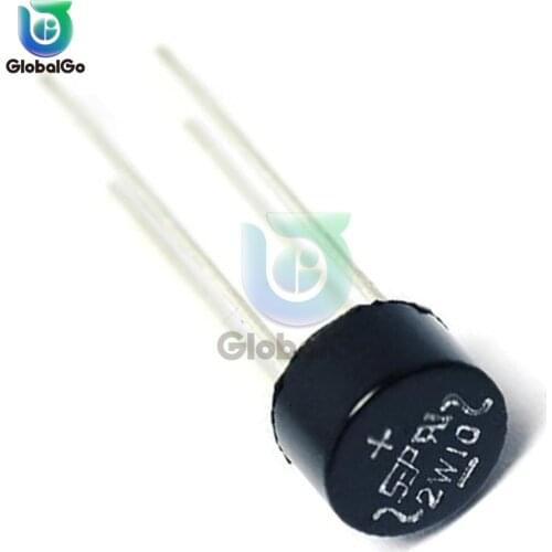 5pcs/Lot 2W10 2A 1000V Diode Bridge Rectifier 2w10 4Pin Round Bridge For Military Industry