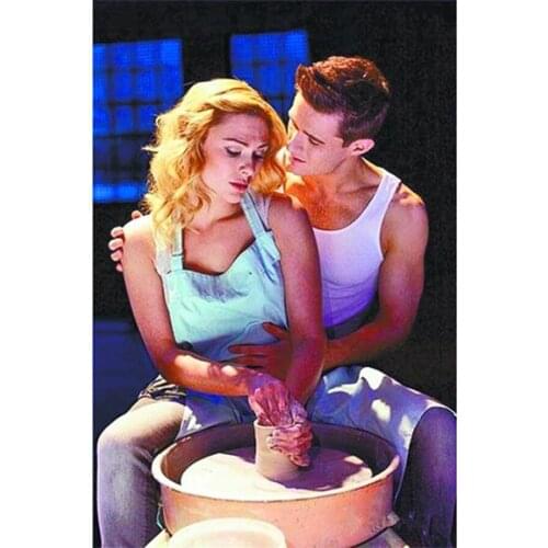 Diamond painting Movie Ghost Poster Full Square/Round Diamond Embroidery Picture of Rhinestones Home Decor