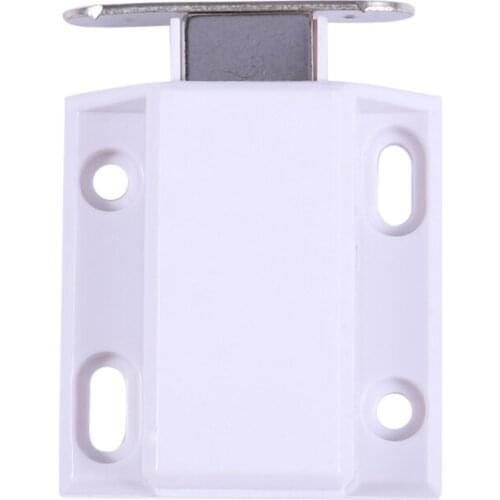 White Push To Open Magnetic Door Drawer Cabinet Catch Touch Latch