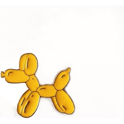 Exquisite Enamel Pins Custom Cartoon Dog Brooches Lapel Pin Shirt Bag Funny Animal Badge Jewelry Gift Fans Friends