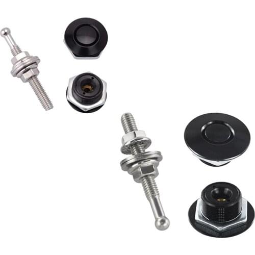 Quick Release Latch License Plate Lock Clip 1.25 Inch Diameter Aluminum Alloy Car Hood Pins Lock Clip Kit For Bumper Hood Licens