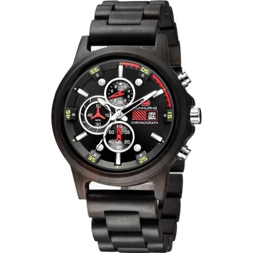 Free custom watch back pattern wooden watch mens watch luxury quartz wood watch relogio masculino