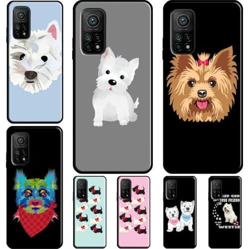 Westie Scottie Scottish Terrier Coque For Xiaomi Mi 10T Pro Mi Note 10 Lite Case For POCO F3 F2 F1 M3 X3 Pro Mi 11 Ultra