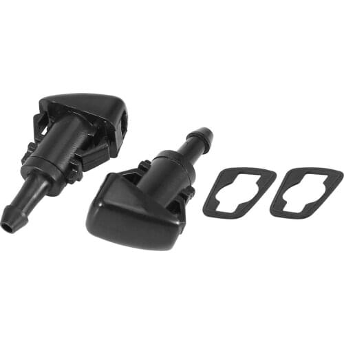 Black Windshield Washer Nozzles For Chrysler 5113049AA For Ram Parts Replacement