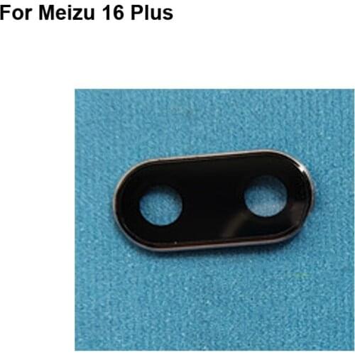 For Meizu 16 Plus Rear Back Camera Glass Lens +Camera Cover Circle Parts Replacement test good For Meizu 16Plus