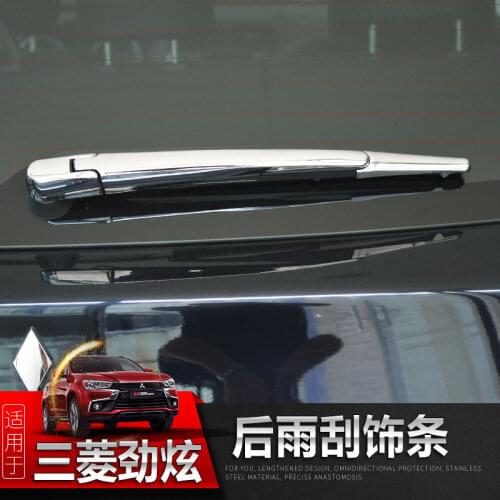 For Mitsubishi ASX 2013 2014 2015 2016 2017 2018 2019 2020 High-quality ABS Chrome rear wiper trim cover