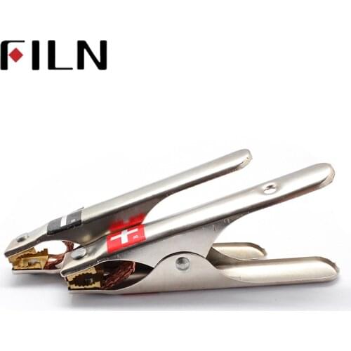 Brass head 170mm Big Car Alligator Clips Battery Clamps Crocodile Clip Red Black Nickel plating Battery Alligator Clip