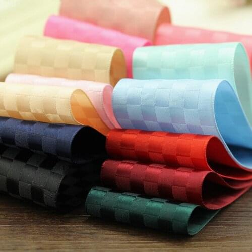 13 colours 5meter/pack 1.5"(38 mm) Wedding decorative stripe boutique bias tape ribbon Computer embroidery pink ribbon T-028