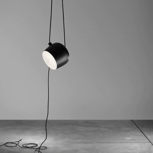 Free shipping DIY retro aluminum chandelier restaurant cafes modern lights stores LED lamps drum designer pendant lamp