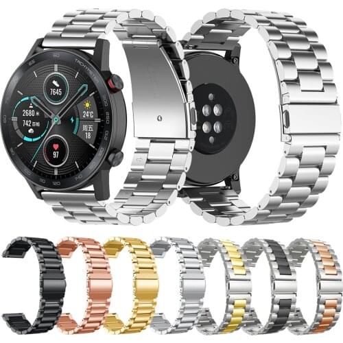 Classic Metal Strap For HUAWEI HONOR Magic Watch 2 46mm 42mm Band Correa for HONOR Magic Watchband Bracelet MagicWatch2 ремешок