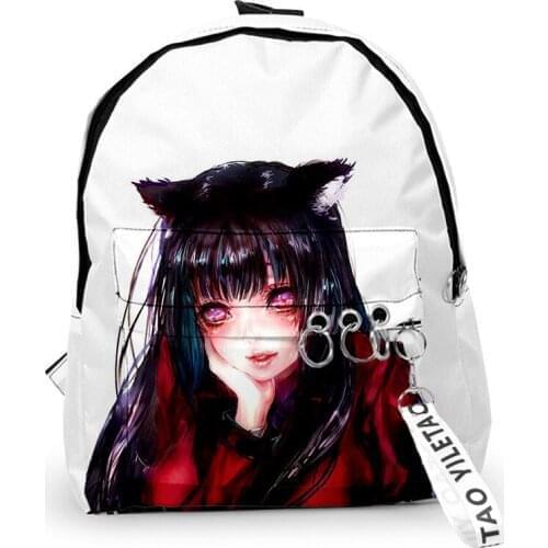 2021 3D Print Backpacks The Gamble Abyss Teenager Students School Bags Men/Women Outside Travel Waterproof Oxford Backpack Bags