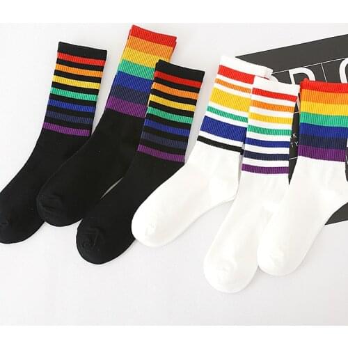 New Funny For Mens Socks Womens Socks Set Soft Cotton Pure Color Retro Fashion All-Match Casual Style Harajuku Comfortable
