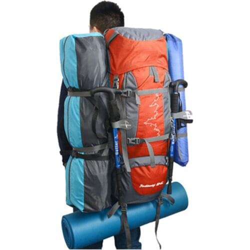 The new 80L sports outdoor mountaineering bag men and women travel camping backpack convenient tent backpack cross-border explos
