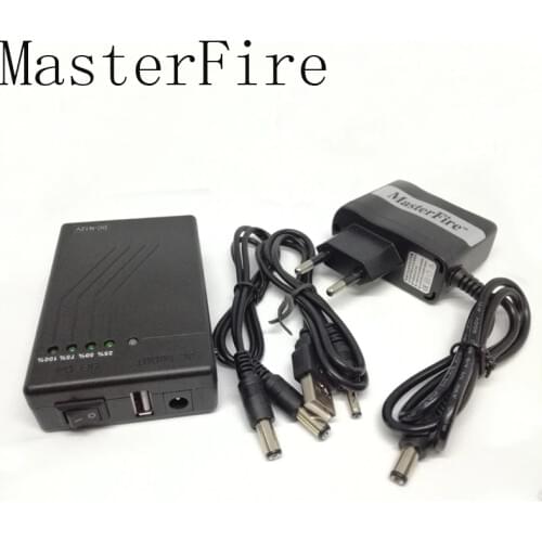 MasterFire DC 12V/3800mAH USB 5V/5600mAH Li-ion Battery Rechargeable Lithium-ion Batteries Pack for CCTV camera