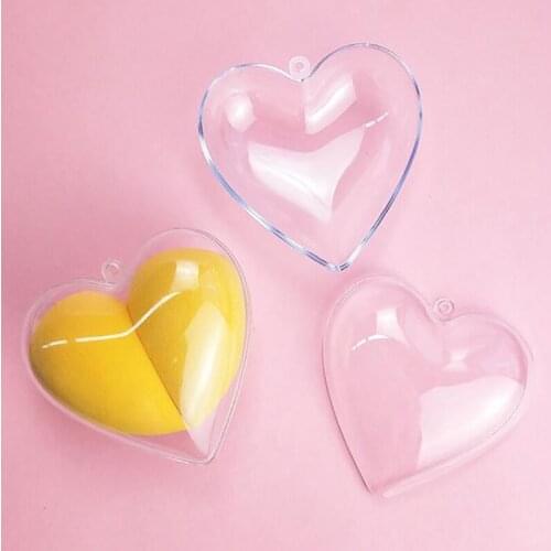 Heart Transparent Empty Makeup Sponge Shaper Puff Holder Stand Storage Box Egg Shaped Cosmetic Puff Case