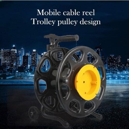 Empty reel optical fiber reel cable car video sdi line signal cable reel reel pulley rod plastic wire