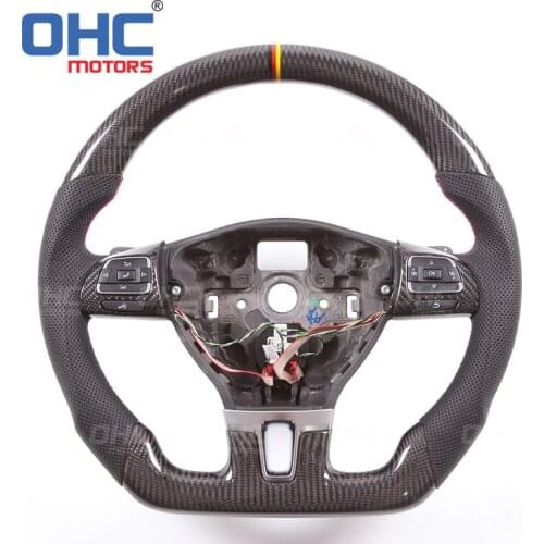 Carbon Fiber Steering Wheel For MK6 Golf GTIR SCIROCCO CC