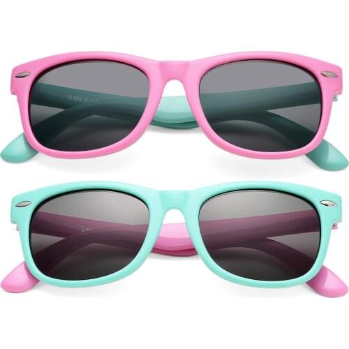 Fashion Polarized Kids Sunglasses Silicone Safety Flexible Children Sun Glasses Fashion Boys Girls Baby Shades Eyewear UV400