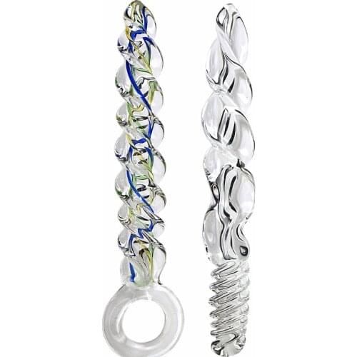 Glass Dildo Female Masturbation Anal Plug Adult Sex Toy