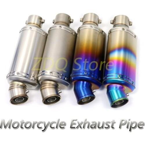 Universal Motorcycle Exhaust Pipe Escape Moto Motorcross DB Killer Stainless Steel For YZF NMAX155 TMAX 530 MT07 09 PCX125 Z900