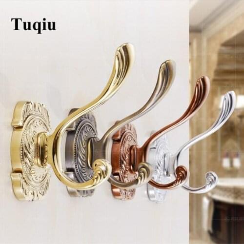 Vidric Wall mounted zinc alloy clothes rack cloth hook wall hook Robe Hook for Bathroom Hanger Accessory Hanger