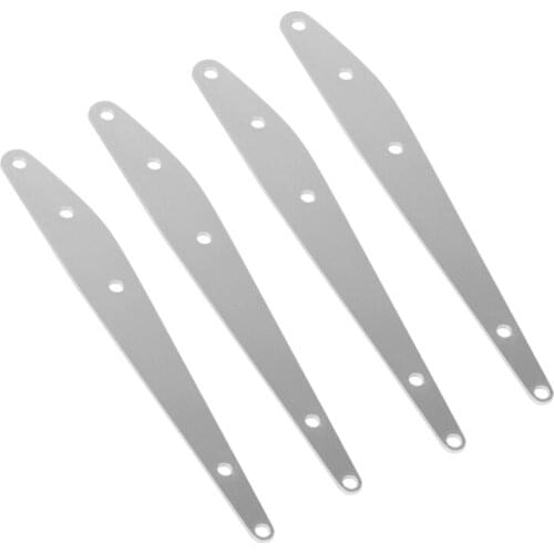 Stainless Steel Rear Lower Suspension Arm Guard Plate Link Rod Protector for AXIAL RBX10 Ryft RC Crawler Upgrade Parts