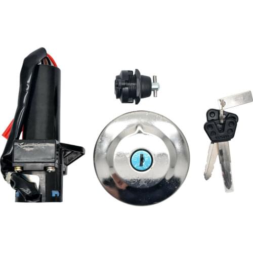 Ignition Switch Lock & Fuel Gas Cap Key Set For Yamaha YBR125 YBR125K 2002-2014