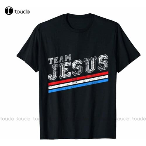 Christian T-Shirt - Team Jesus - Jesus Shirts Shirt Dresses For Women