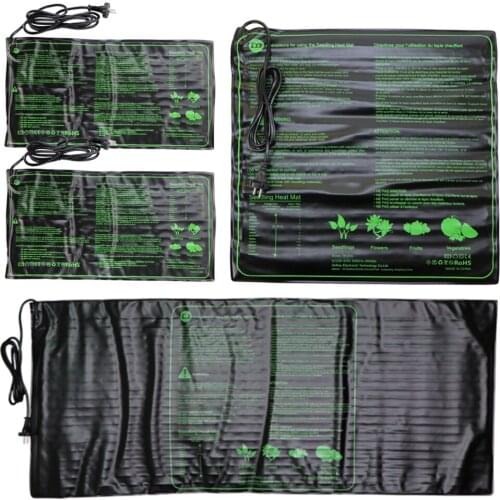 1PC 3 Sizes EU UK AU US Standard Seedling Heat Mat for Plants Warm Hydroponic Heating Pad Waterproof Seed Starting Greenhouse