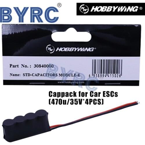 1Pcs Hobbywing Low-impedance Capacitor Module 4 for Ezrun Xerun Car ESC Super Capacitor Module#4 Module 470u/35V*4PCS 5.0