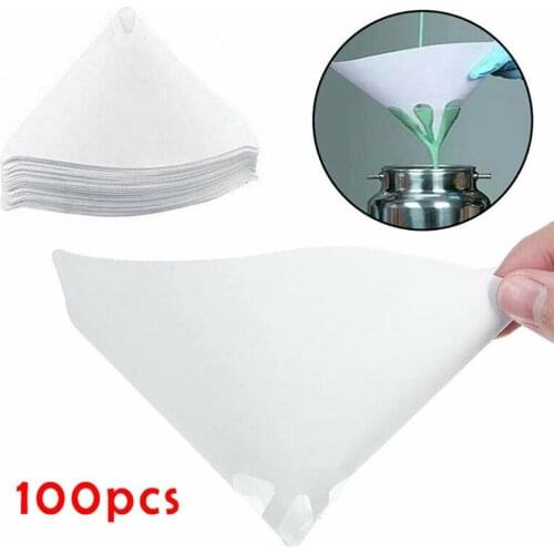 100pcs Filter Paper 190 Body Shop DIY Use Filter Fine Professional Smart Strainers
