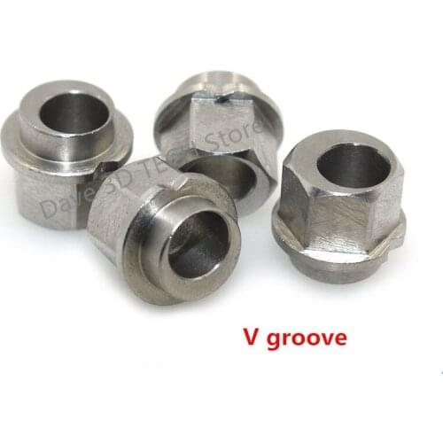 30PCS 3D printer parts Openbuilds eccentric column / isolation column hexagonal bore 5MM 6MM V groove stainless steel 3D0286