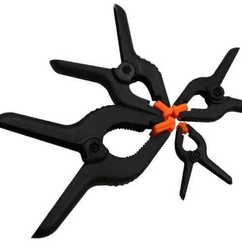 4 PCS A Type Plastic Woodworking Spring Clamps Background Photo Fixed Clip Multi-size Adjustable Multiple Application Scenarios