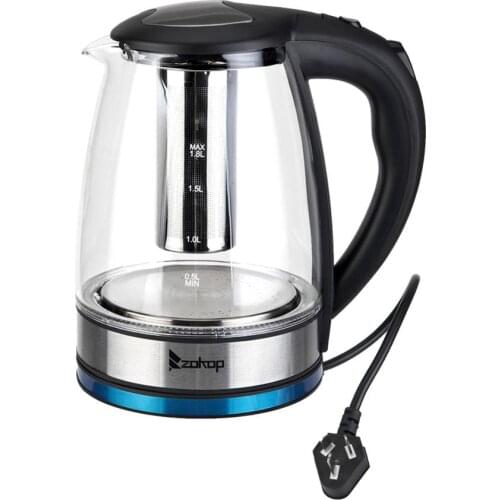 1.8L LED Light Digital Glass Kettle 1500W Tea Coffee Kettle Pot With Temperature Control & Keep-Warm Function